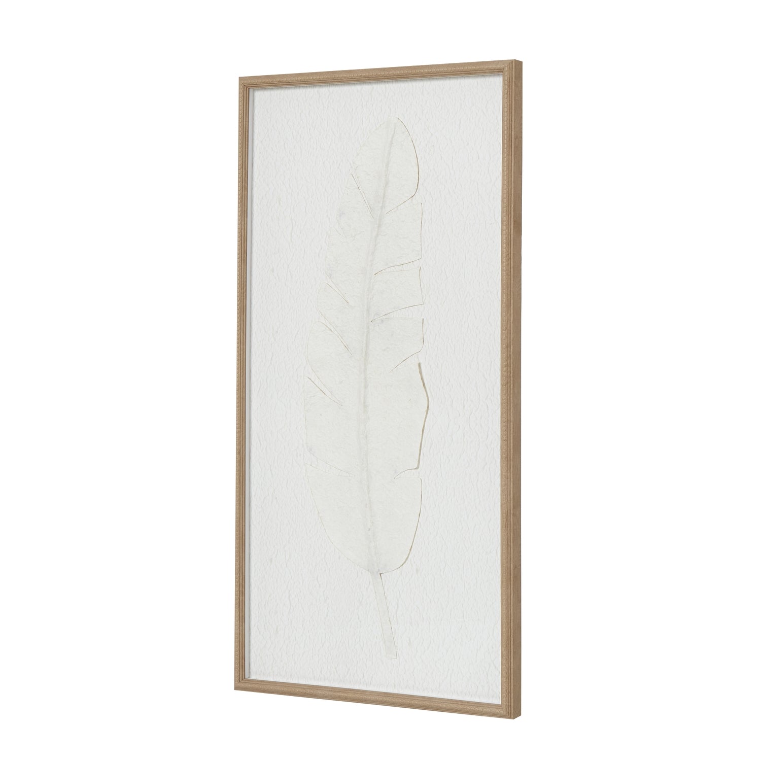 Washed Wood Framed Round Mirror