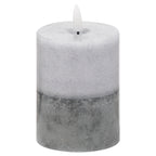 Luxe Collection Natural Glow 3x4 Stone LED Wax Candle