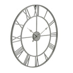 Silver Skeleton Wall Clock