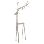 Large Silver Standing Stag  Ornament