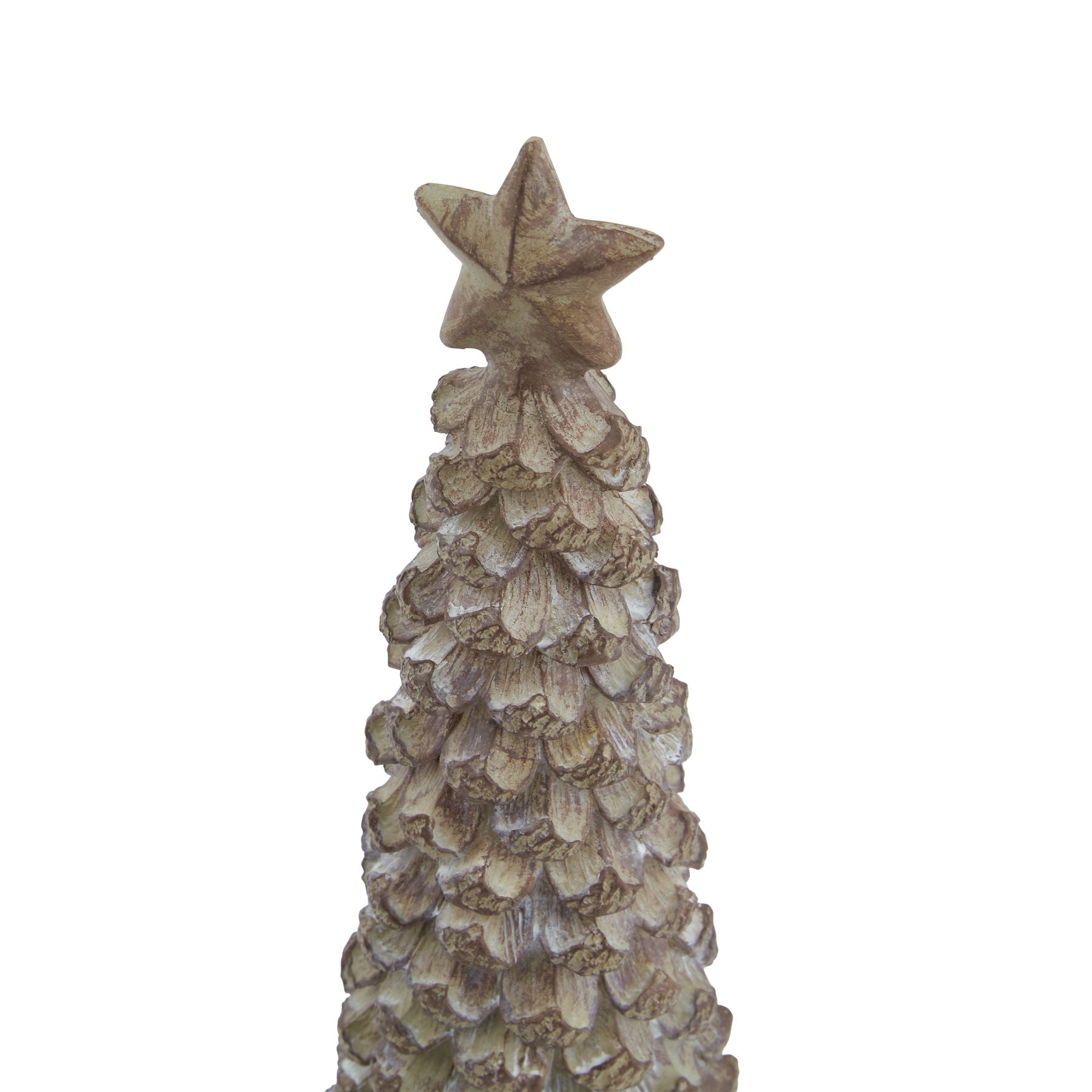 Medium Beige Cedar Tree With Star