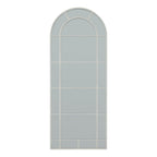 White Large Arched Window Mirror