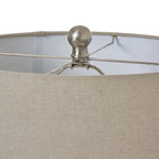 Lily Swivel Chair In Oatmeal Twill
