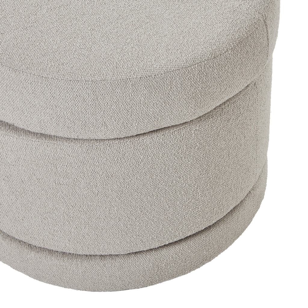Vesper Taupe Ottoman Foot Stool