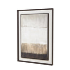 Alta White Feathers Art Mounted In Beaded Frame