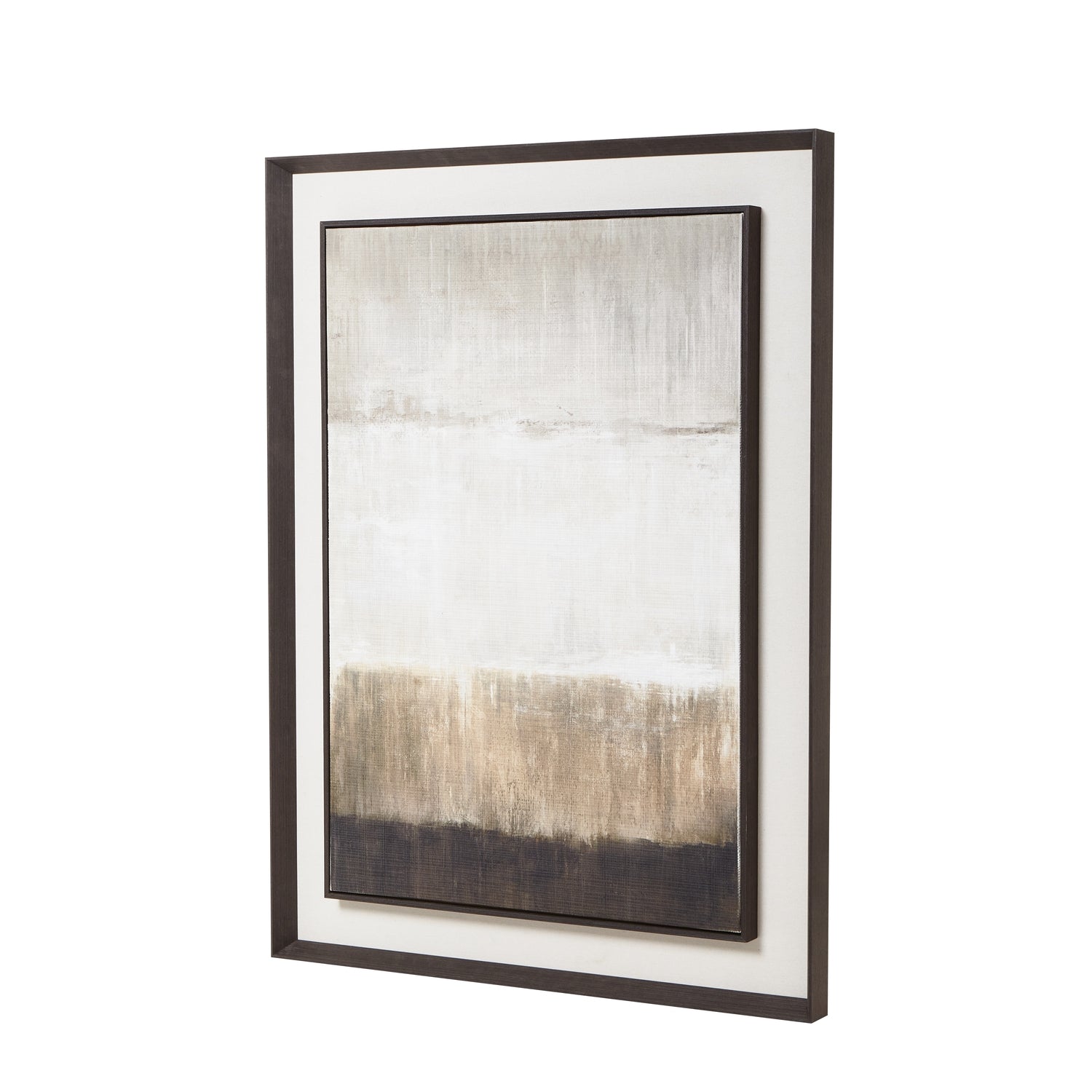 Alta White Feathers Art Mounted In Beaded Frame