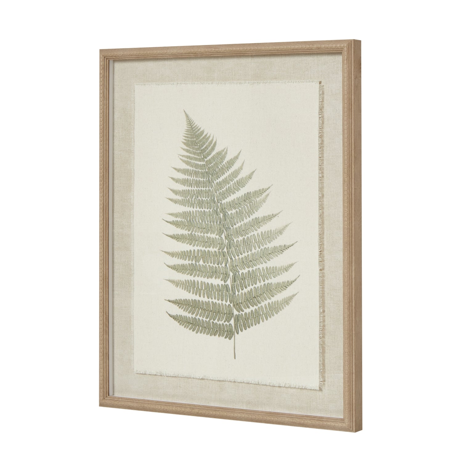 Atol Coral Art Mounted In Beaded Frame