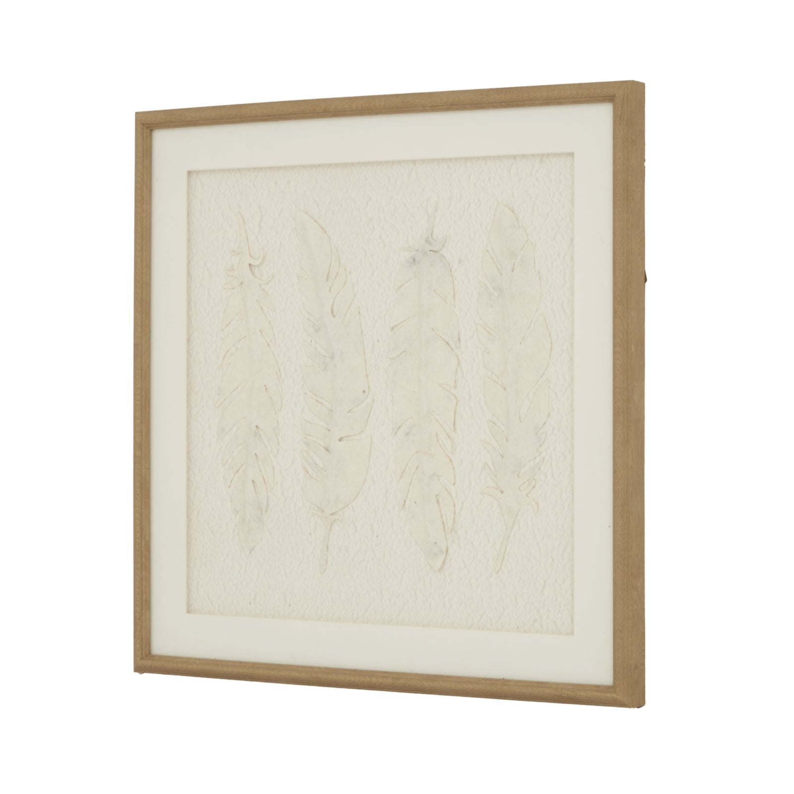 Reef Coral Art Mounted In Beaded Frame