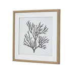 Large Washed Wood Framed Window Mirror