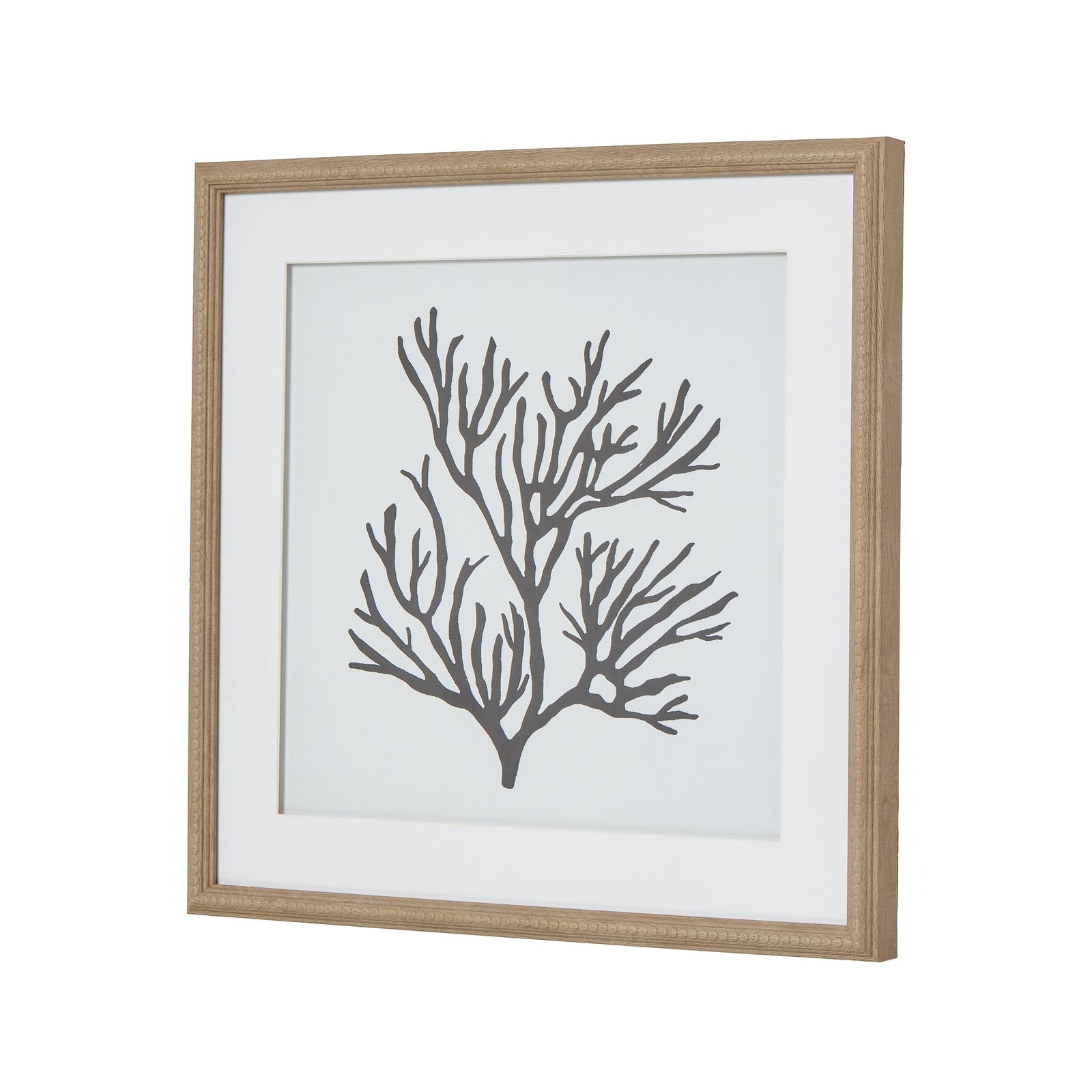 Large Washed Wood Framed Window Mirror
