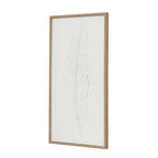 Washed Wood Framed Round Mirror