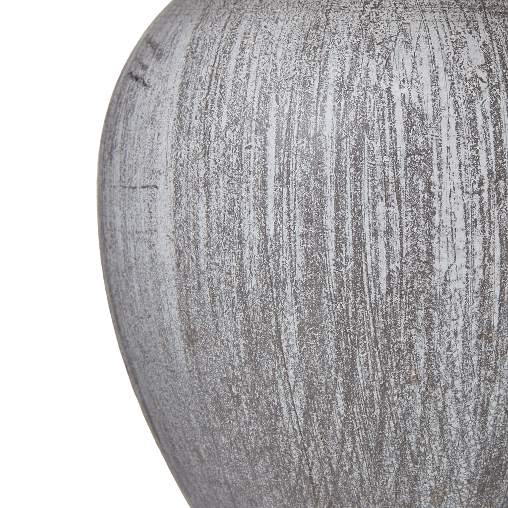 Palmyra Column Table Tamp With Linen Shade