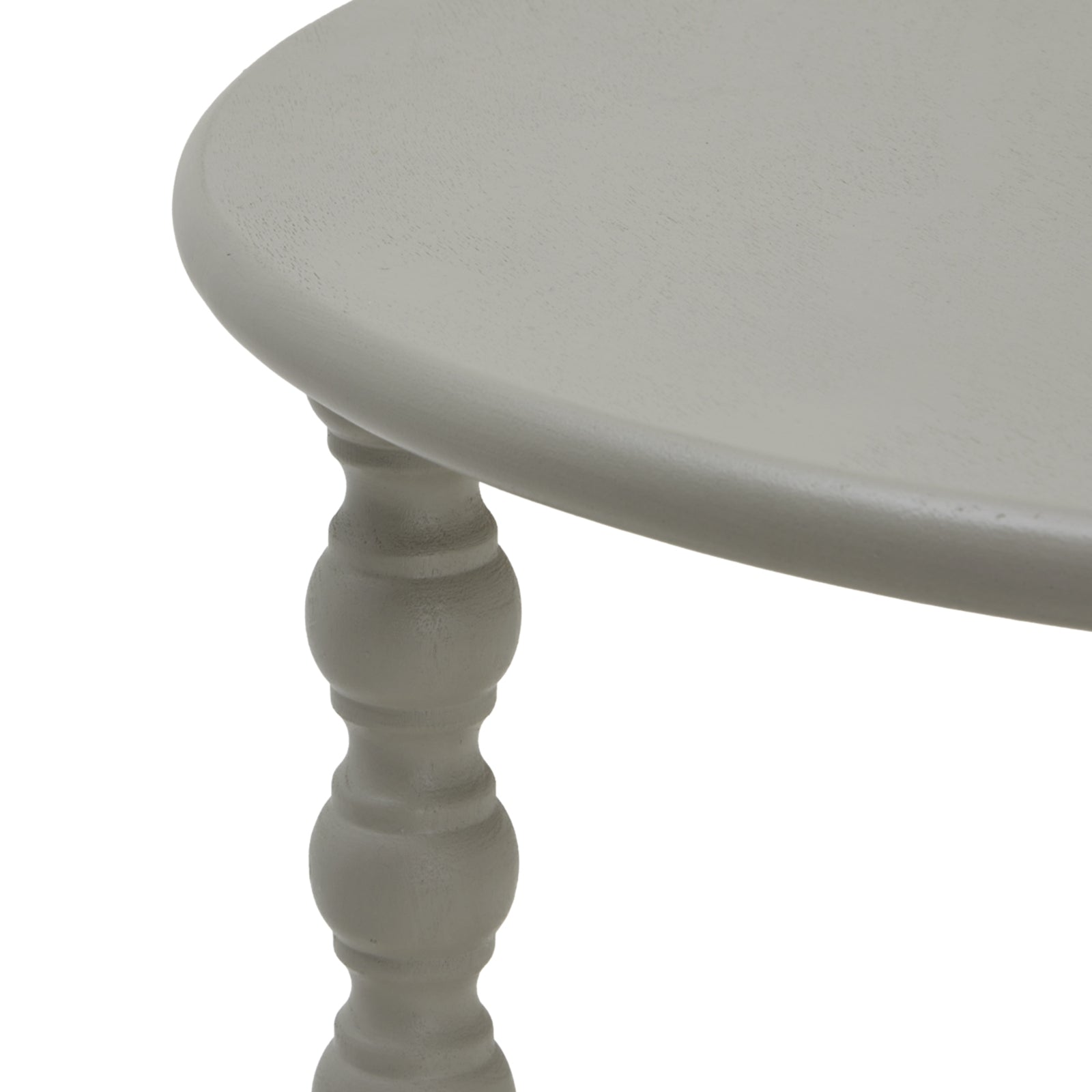 The Camden Collection 3 Drawer Round Side Table
