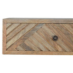 Floating Line Carved Bedside