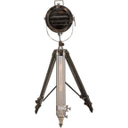 Chrome Tripod Spotlight Floor Lamp