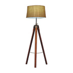 Fixed Chrome Tripod Floor Lamp