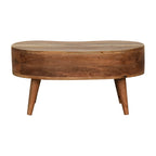 Mini Oak-ish Wave Coffee Table