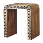 Edessa Bone Inlay End Table