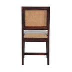 Cream Boucle Rattan Chair