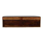 Chunky Chestnut Wall Mounted Console