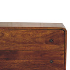 Curved Nordic Charm Cabinet