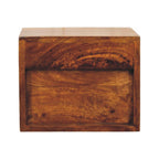 Solis 1-Drawer Chestnut Wall Mounted Nightstand