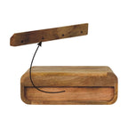 Avora Wall-Mounted Oak-ish 1 Drawer Nightstand