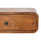 Avora Wall-Mounted Honey Caramel 1 Drawer Nightstand