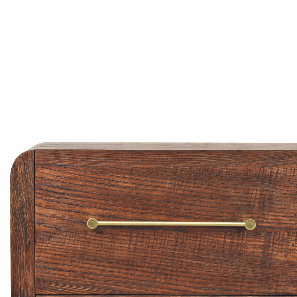 Copenhagen 4-Drawer Chest in Smoked Oak