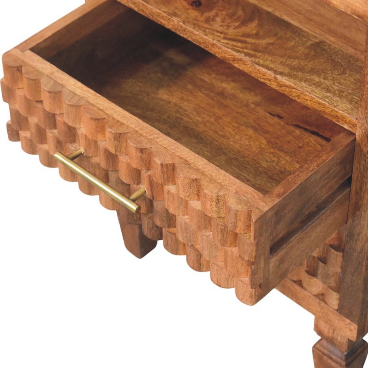 Arno Bedside in Golden Teak