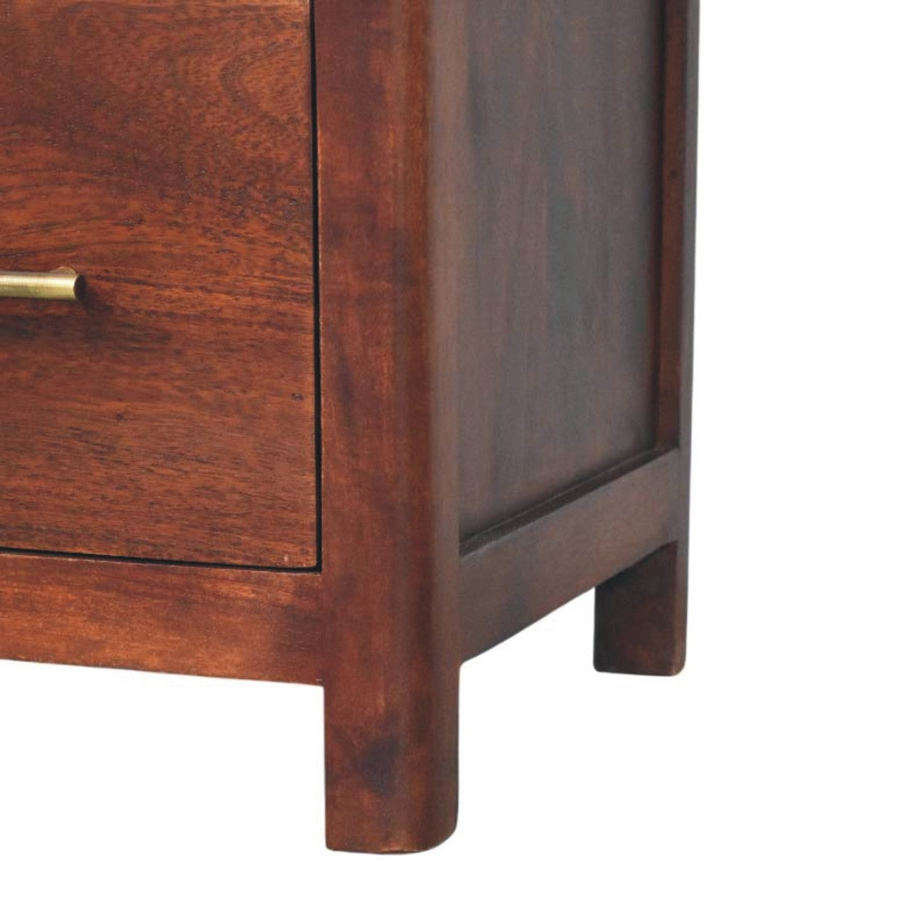 Arched Edge 1 Drawer Bedside