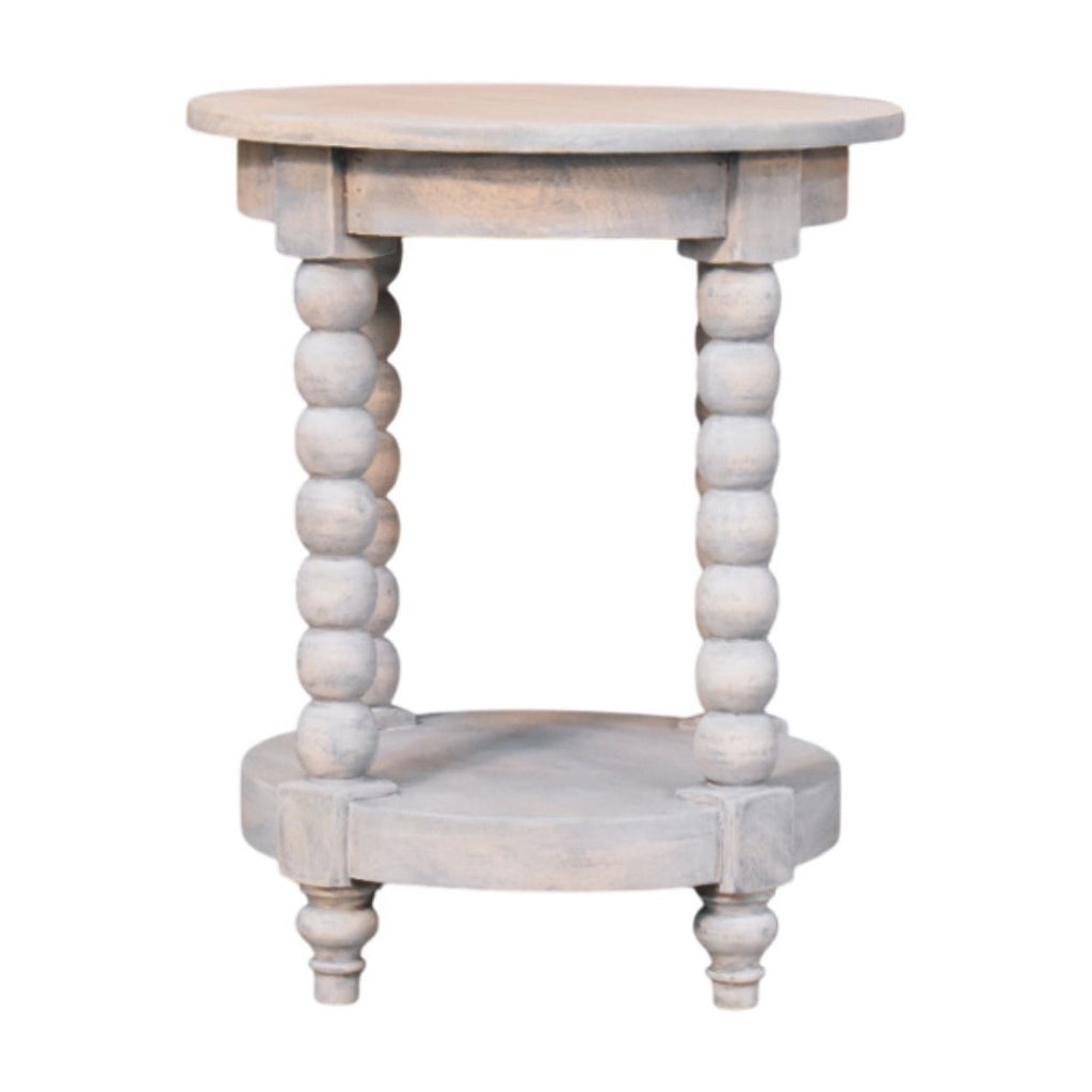 Ellsworth Round Side Table in Acid Wash