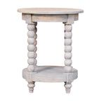 Ellsworth Round Side Table in Acid Wash