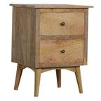 Nordic Style Bedside with 2 Drawers