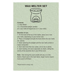 Cut-out Leaf Wax Melter Set (Fruit)